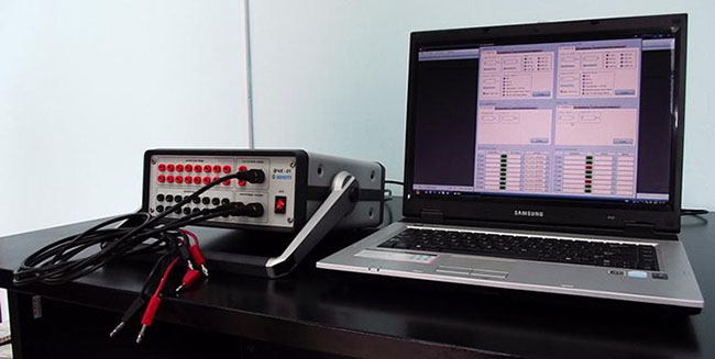 ВЧК-01 в работе с ноутбуком