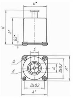 Рис.1. Чертеж амортизатора АПН-3